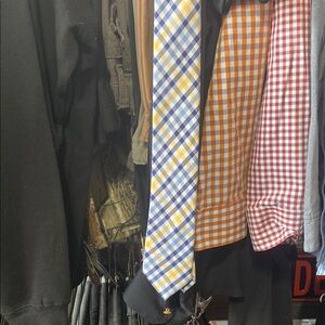 Blue and Yellow Casual Tie